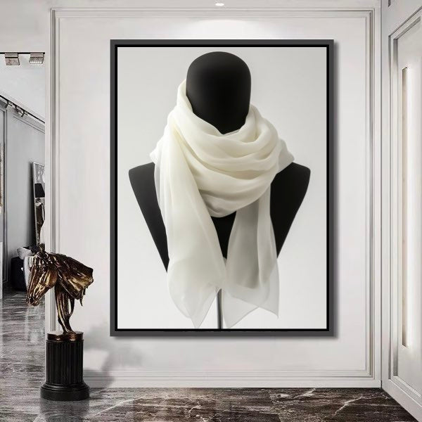 Shawl Élegant Blanc