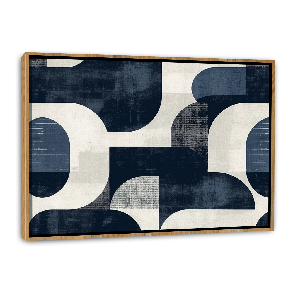Formes Minimalistes en Bleu Marine