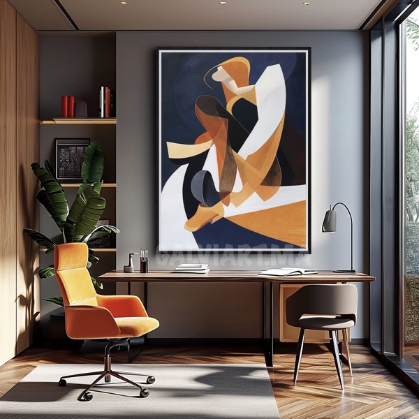 Femme Cubiste Abstraite