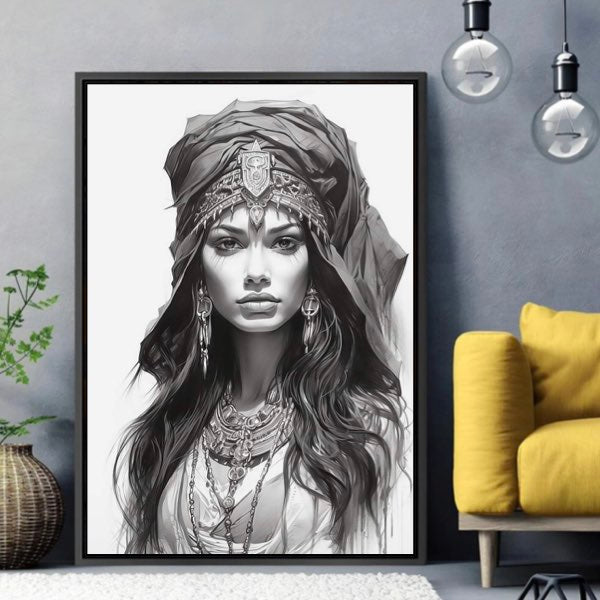 Portrait d'une Femme Arabe