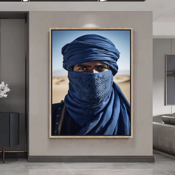Homme au Turban Bleu