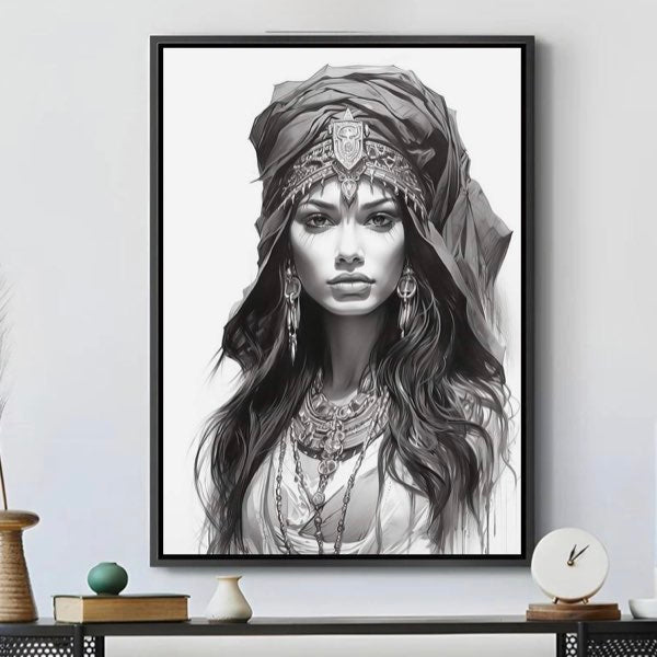 Portrait d'une Femme Arabe