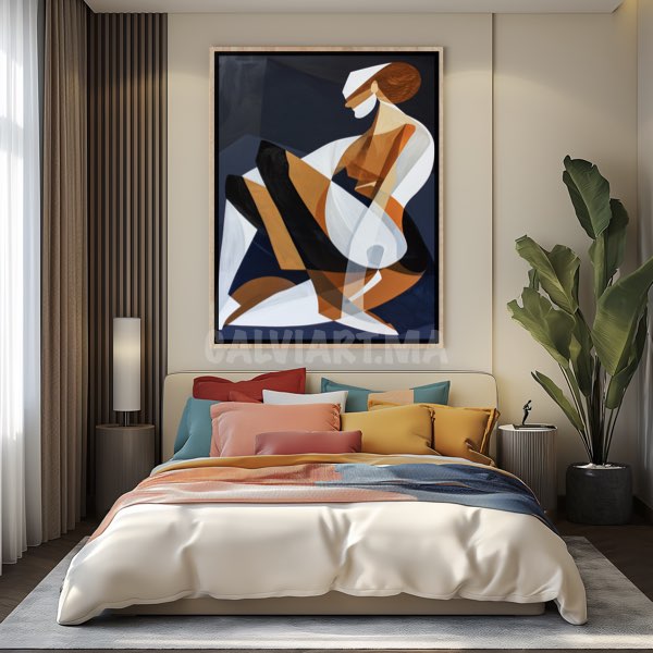 Femme Cubiste Élégante