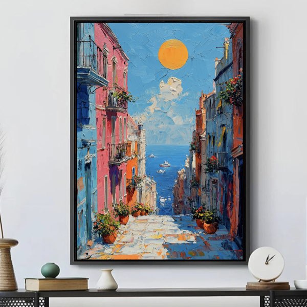 Peinture à l'Huile - Coup de Pinceau Épais, Impasto et Soleil