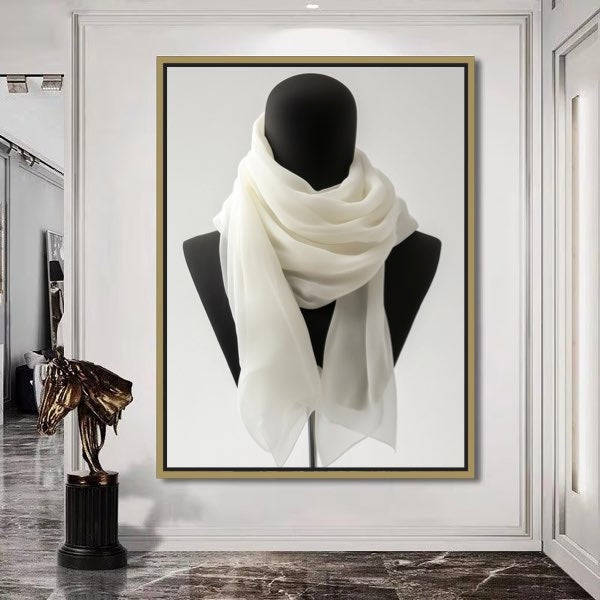 Shawl Élegant Blanc