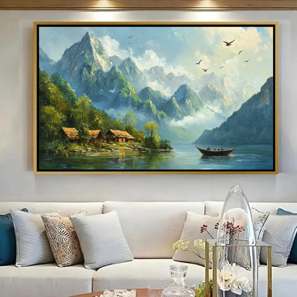 Paysage Montagne Lac