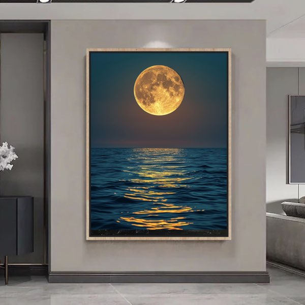 Lune sur l'Océan