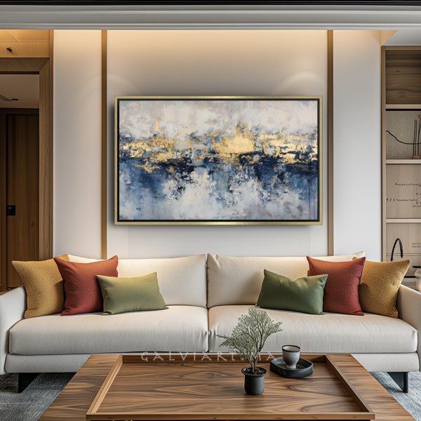 Layered Blue Gold