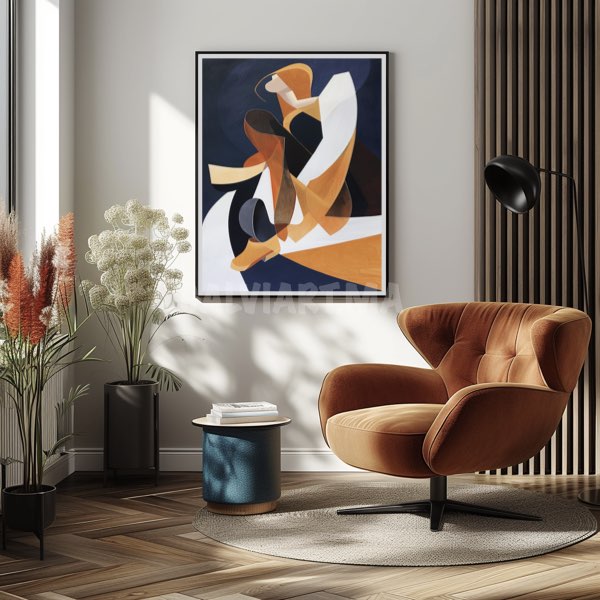 Femme Cubiste Abstraite