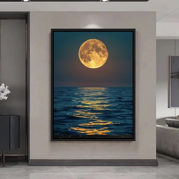 Lune sur l'Océan