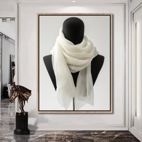 Shawl Élegant Blanc