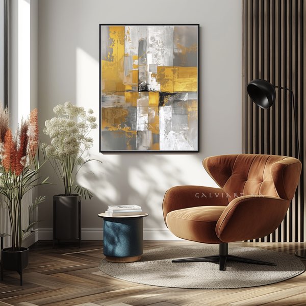 Canvas Printed Abstract Artwork - Elegant Wall Decor