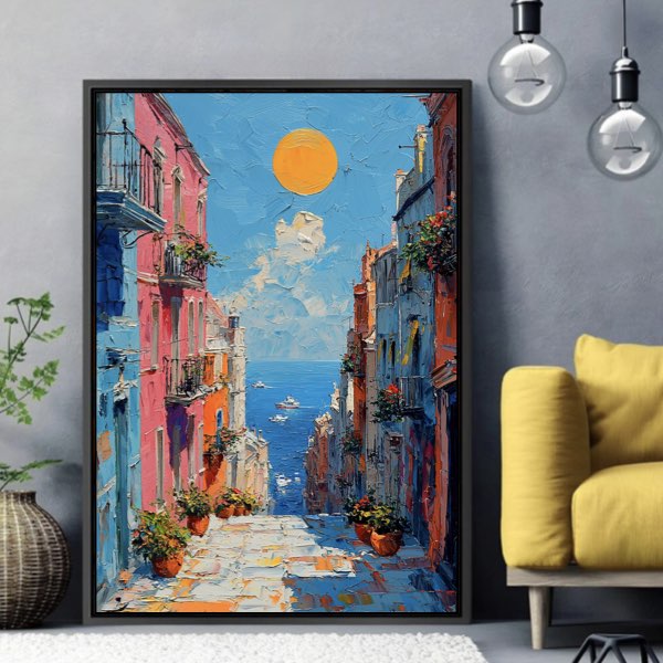 Peinture à l'Huile - Coup de Pinceau Épais, Impasto et Soleil
