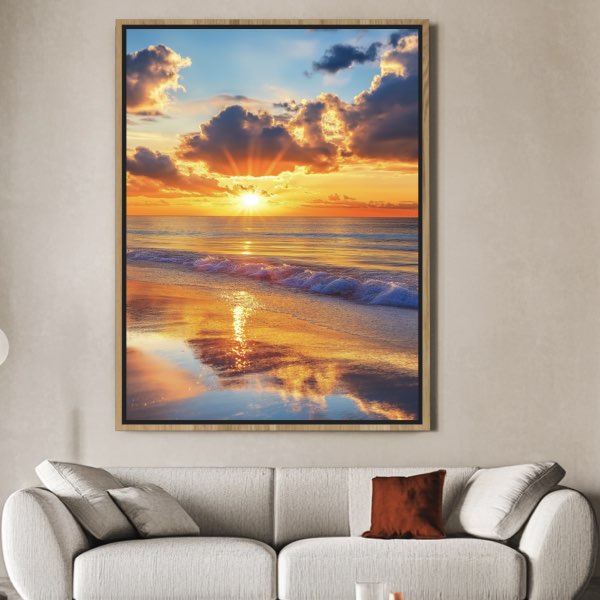 Reflets de coucher de soleil