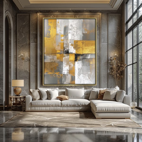 Canvas Printed Abstract Artwork - Elegant Wall Decor