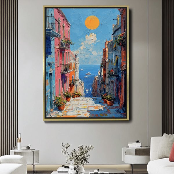 Peinture à l'Huile - Coup de Pinceau Épais, Impasto et Soleil