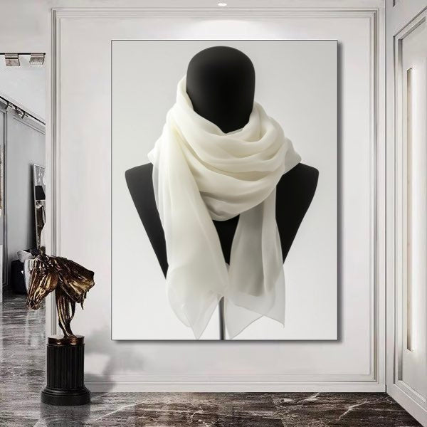 Shawl Élegant Blanc