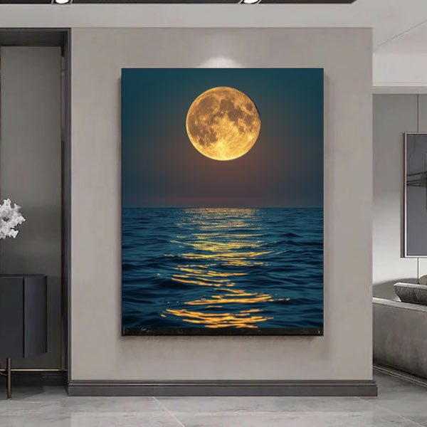 Lune sur l'Océan