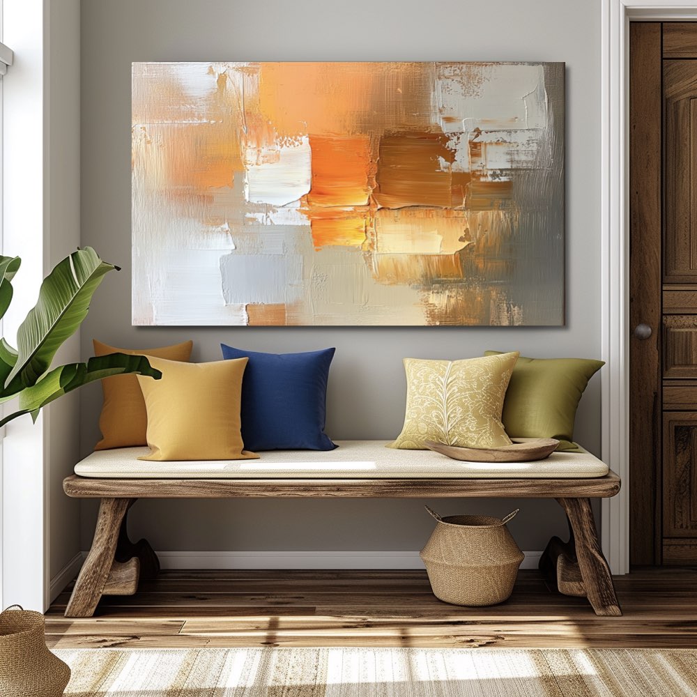 Peinture Abstraite Chaleureuse