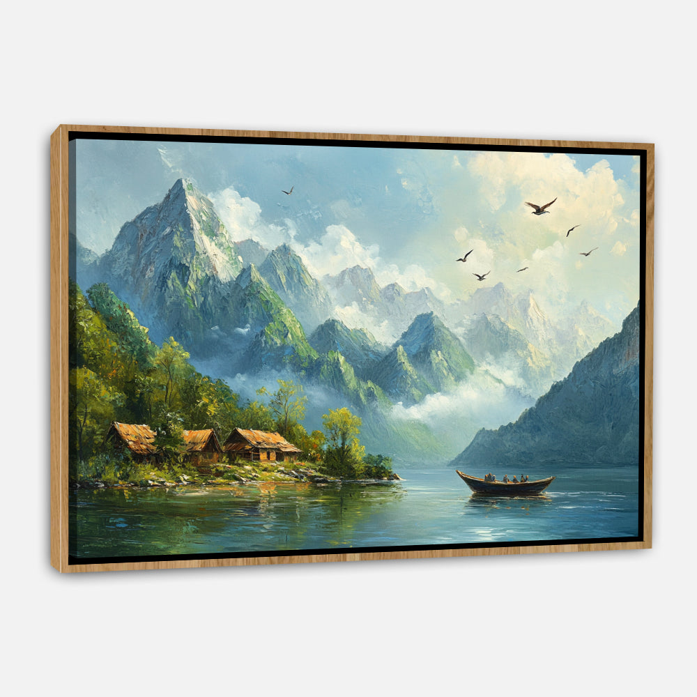 Paysage Montagne Lac