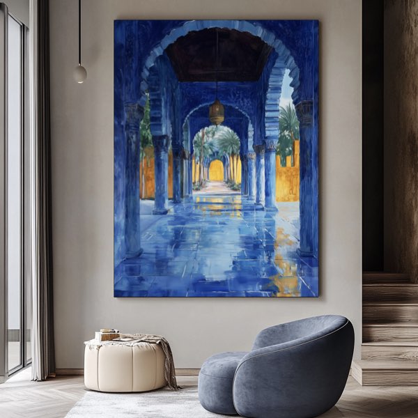 Peinture Jacques Majorelle - Chef-d'œuvre Inspiré du Maroc