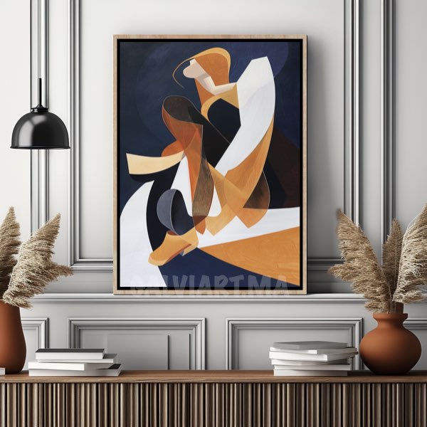 Femme Cubiste Abstraite