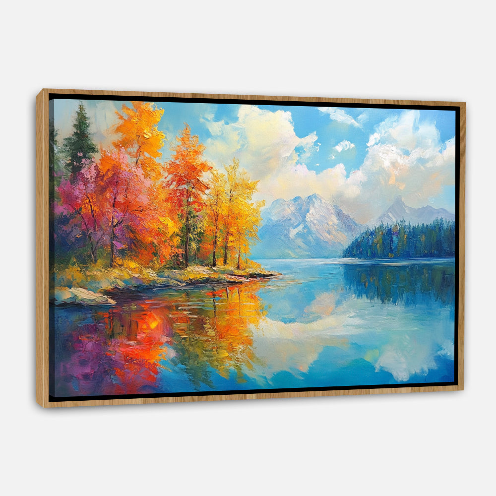 Nature colorée et vibrante