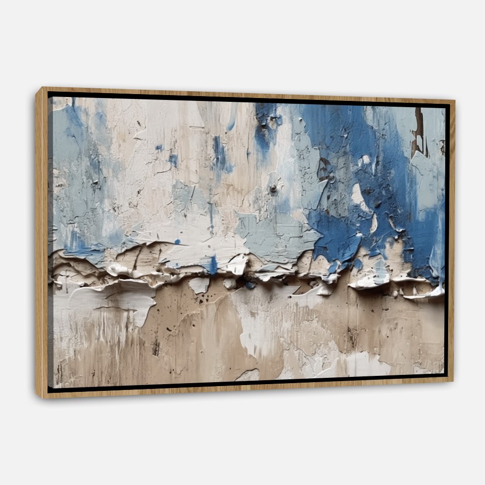 Abstrait Bleu Beige