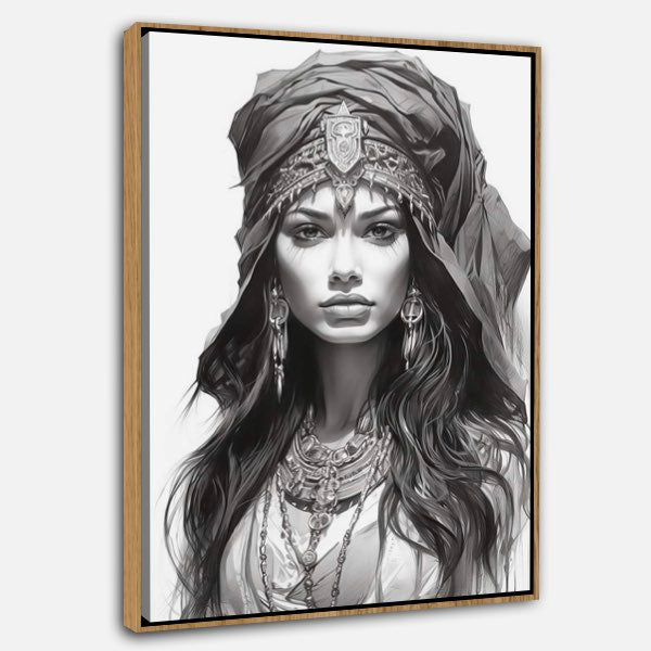 Portrait d'une Femme Arabe