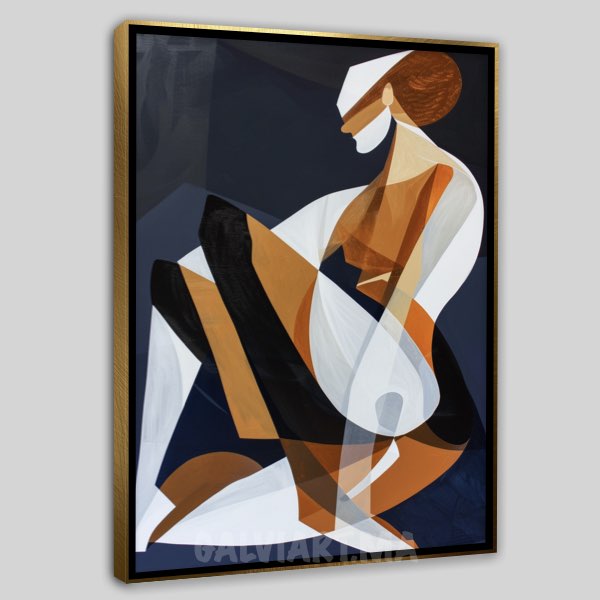 Femme Cubiste Élégante