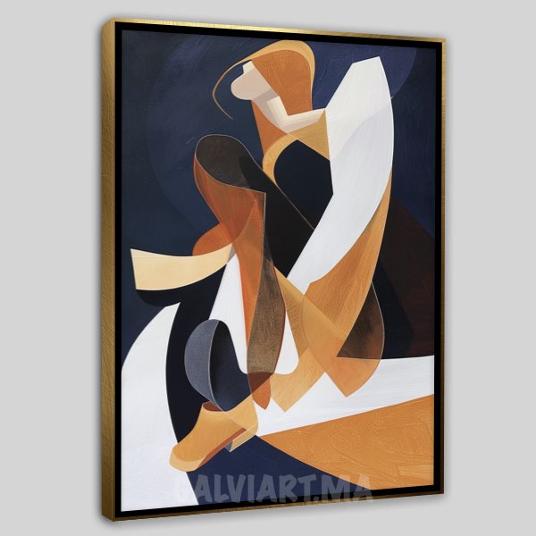 Femme Cubiste Abstraite