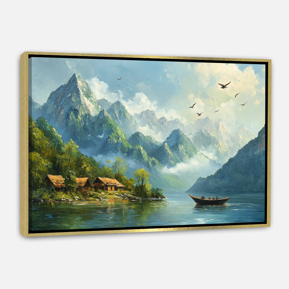 Paysage Montagne Lac