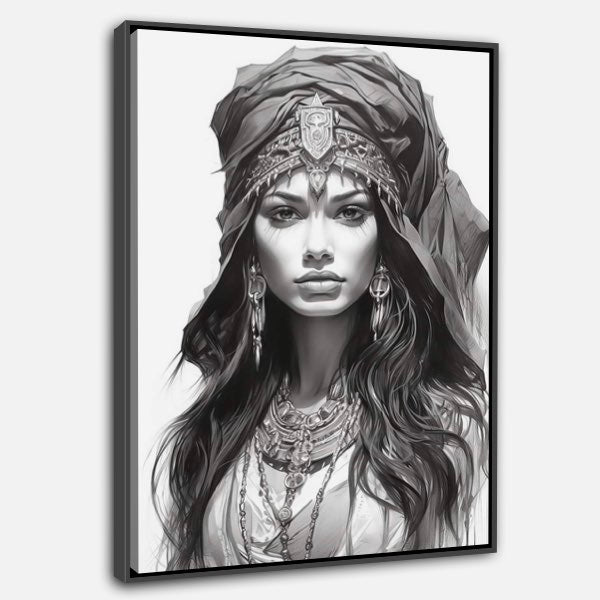 Portrait d'une Femme Arabe