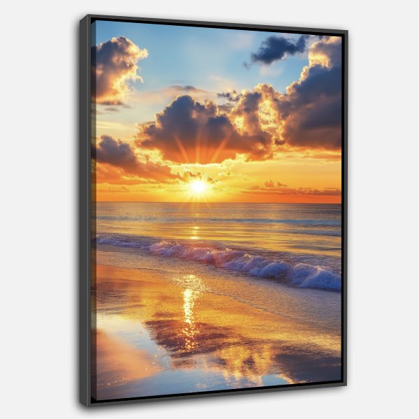 Reflets de coucher de soleil