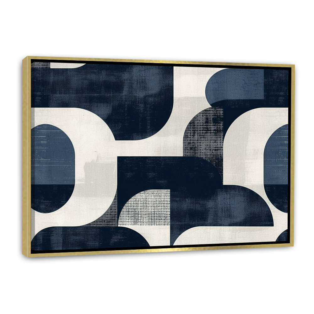 Formes Minimalistes en Bleu Marine