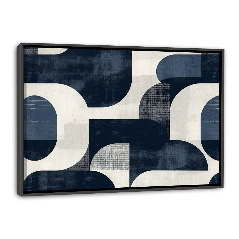 Formes Minimalistes en Bleu Marine