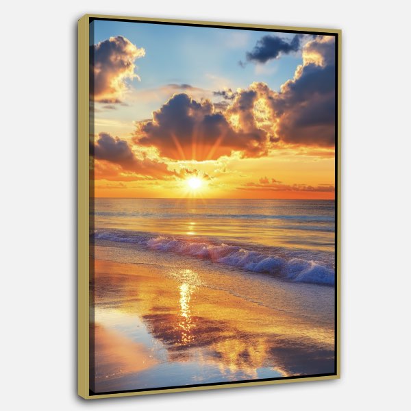 Reflets de coucher de soleil