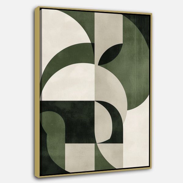 Art sur Toile : Élevez votre Décoration avec Harmonie Géométrique
