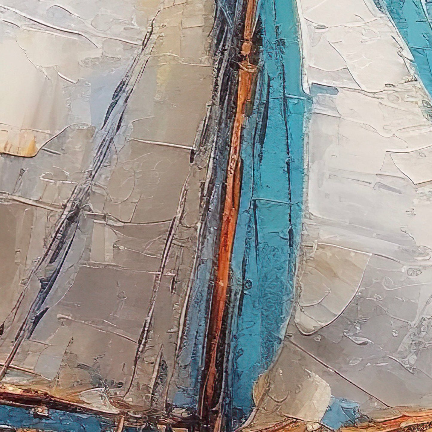 Bateau dans un Océan Bleu