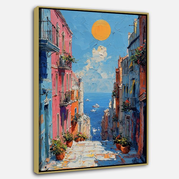 Peinture à l'Huile - Coup de Pinceau Épais, Impasto et Soleil
