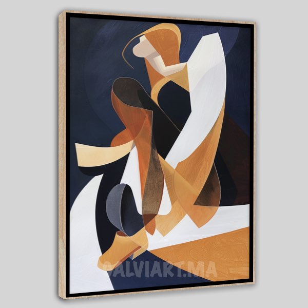 Femme Cubiste Abstraite
