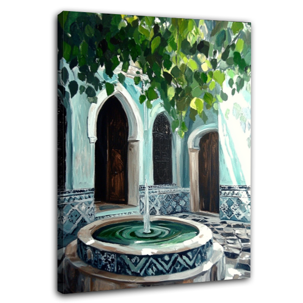 Cour Chefchaouen Tranquille