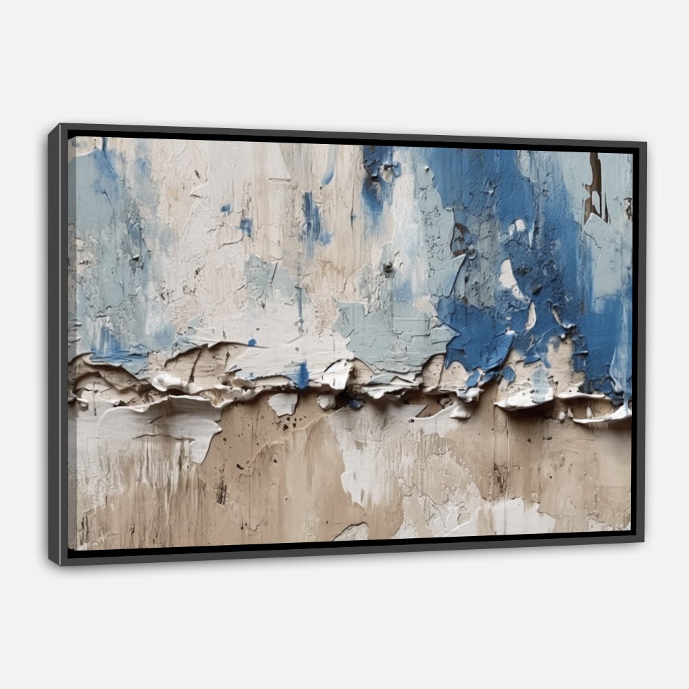 Abstrait Bleu Beige