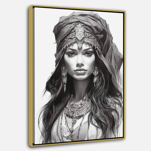 Portrait d'une Femme Arabe