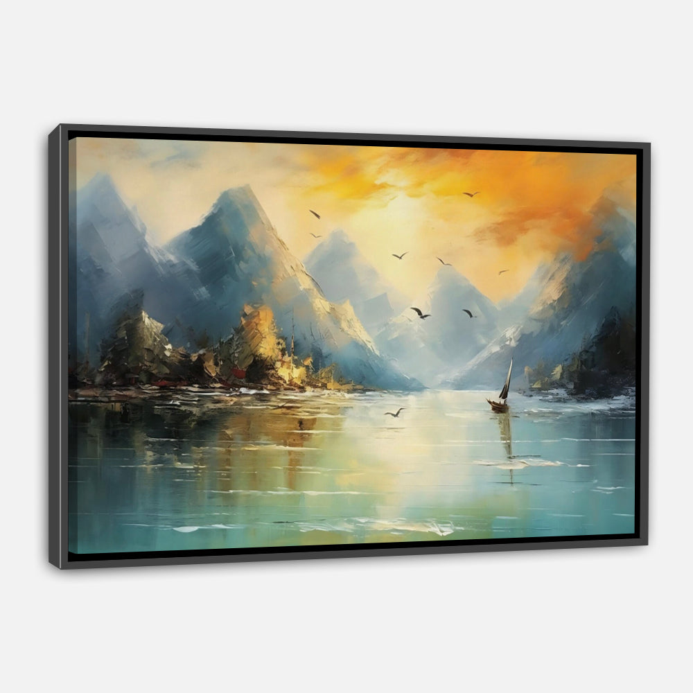 Lever Soleil Montagnes