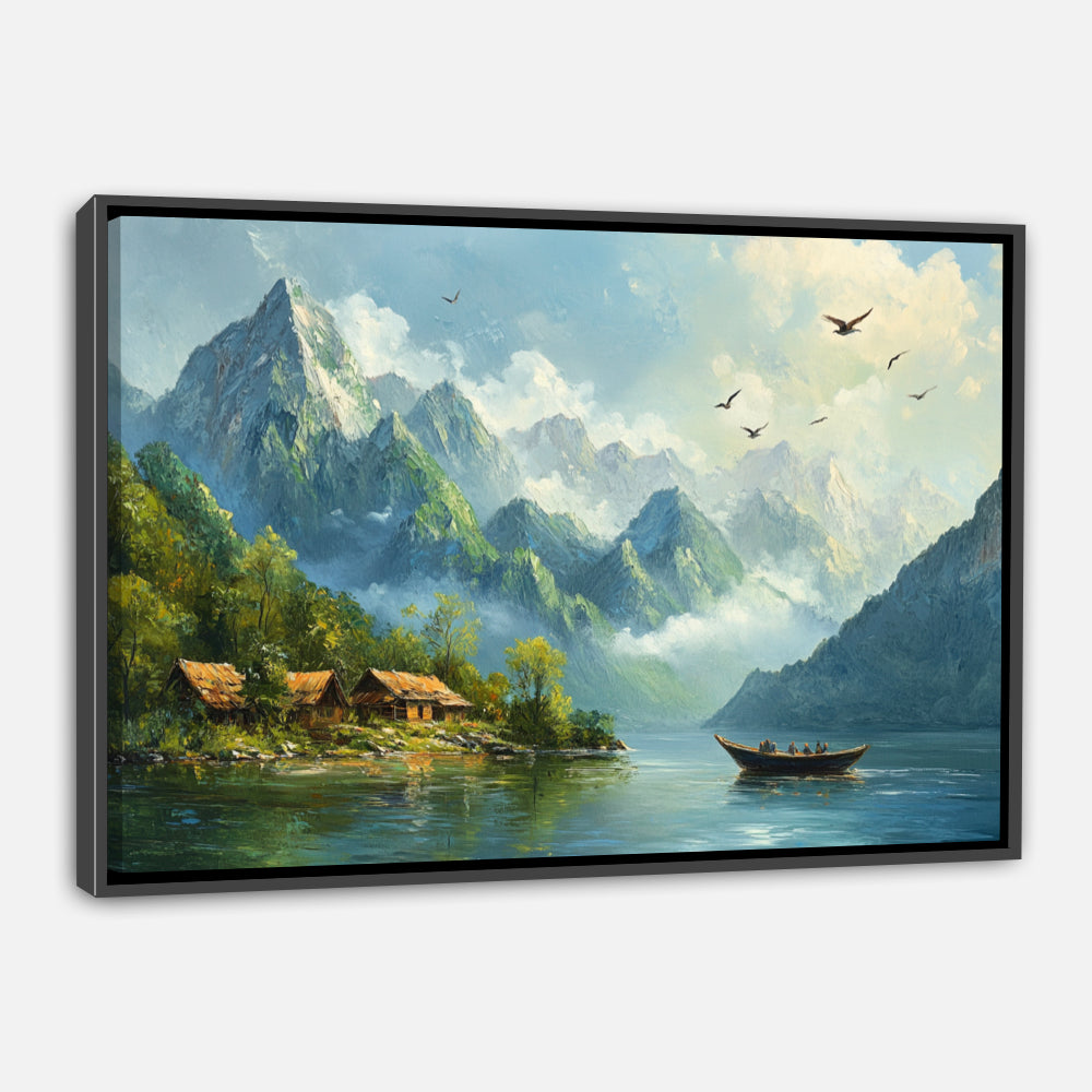 Paysage Montagne Lac