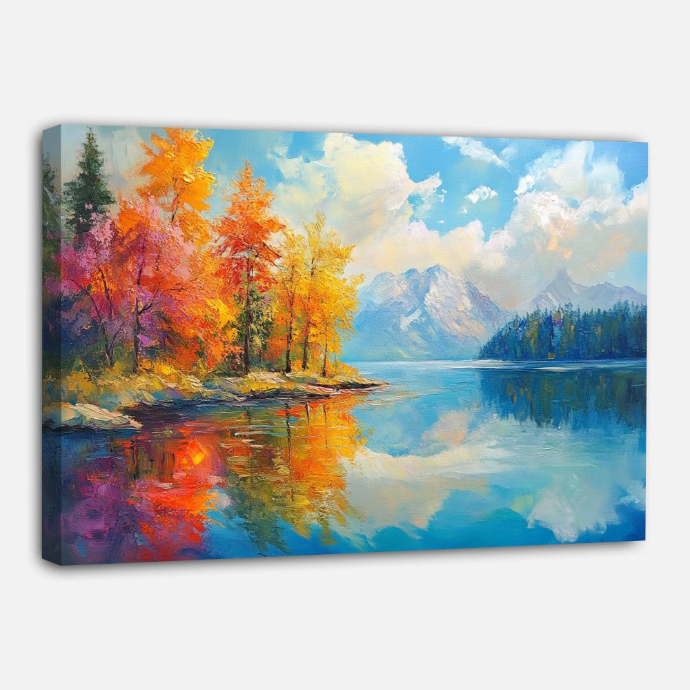 Nature colorée et vibrante