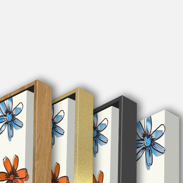 Fleurs minimalistes griffonnées