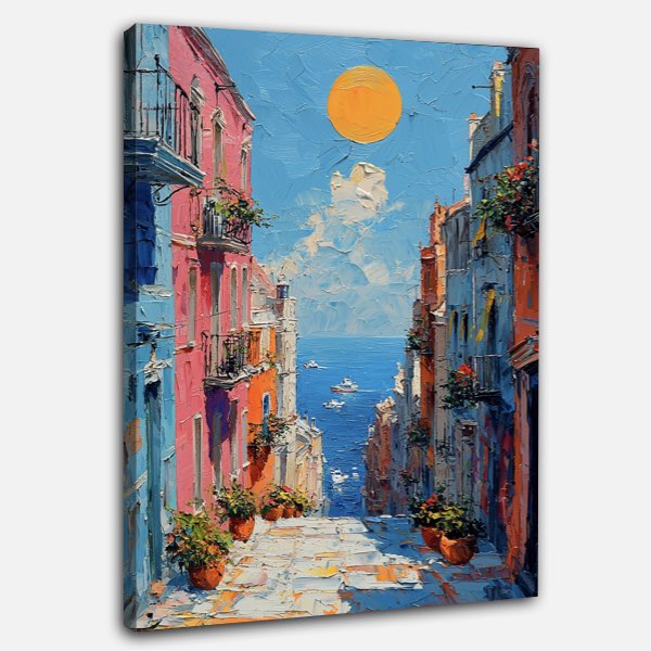 Peinture à l'Huile - Coup de Pinceau Épais, Impasto et Soleil