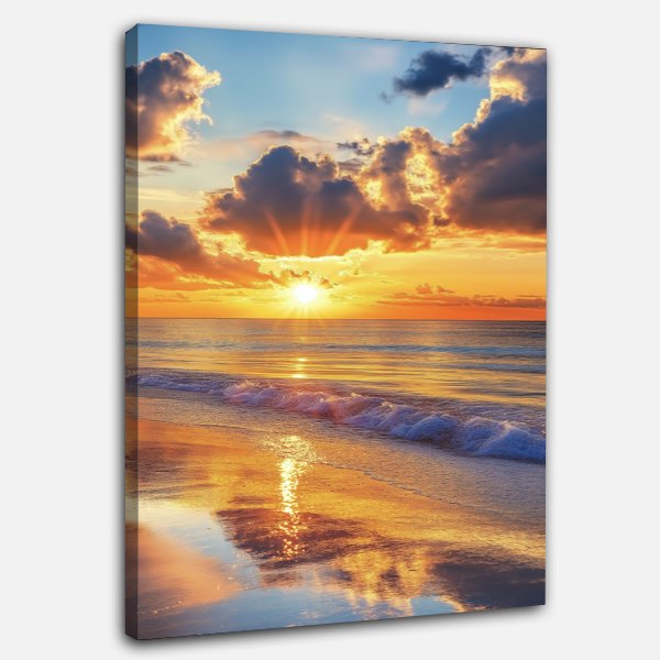 Reflets de coucher de soleil
